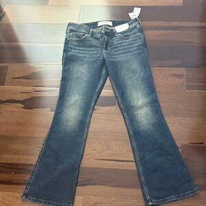 Hollister Women's Midnight Blue Flare Jeans